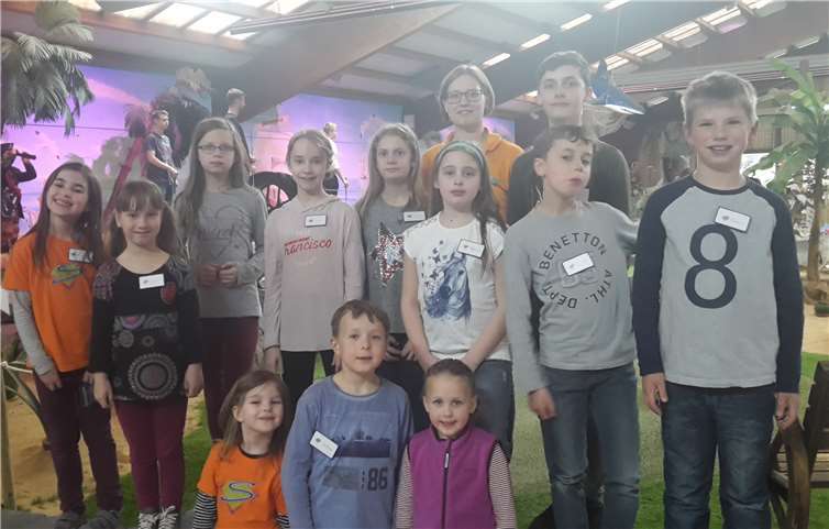 Die Kids hatten einen Riesenspaß in der Abenteuer Mini-Golf Halle.Foto: privat