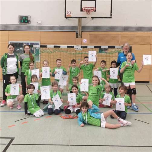 Die Kids hatten viel Spaß. Quelle: TuS Grün -Weiß Mendig