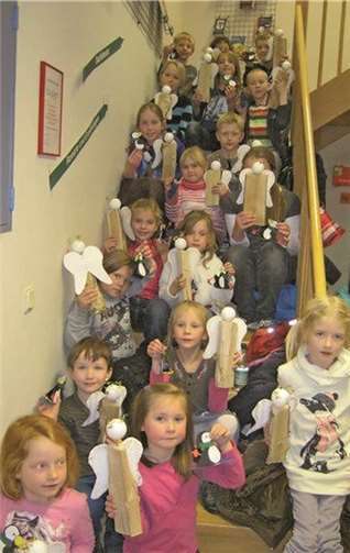 Die Kids hatten wieder großen Spaß beim Bastelnachmittag. privat