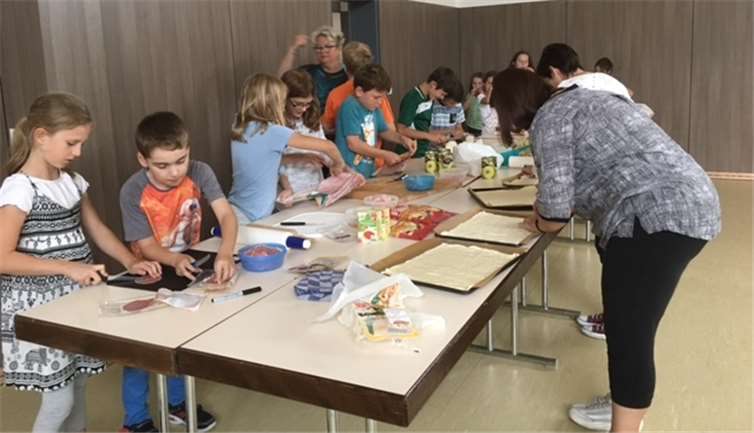 Die Kids in Aktion. Privat