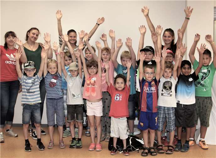 Die Kids und ihre Betreuer hatten die ganze Woche über Spaß.  Georg Schuch