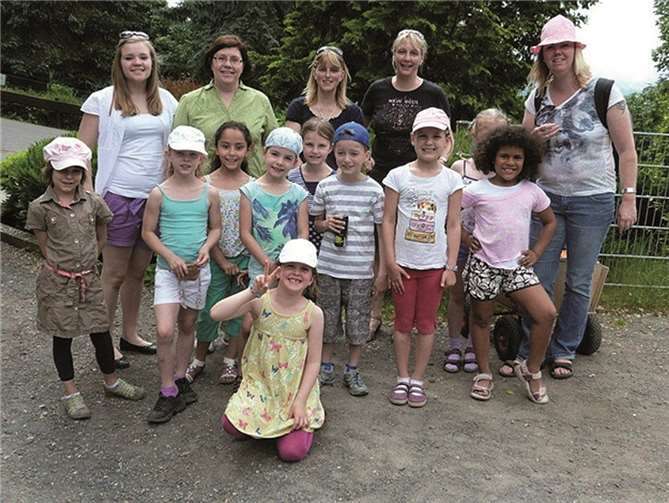 Die Kids und ihre Betreuer unternahmen einen Ausflug in den Neuwieder Zoo.privat