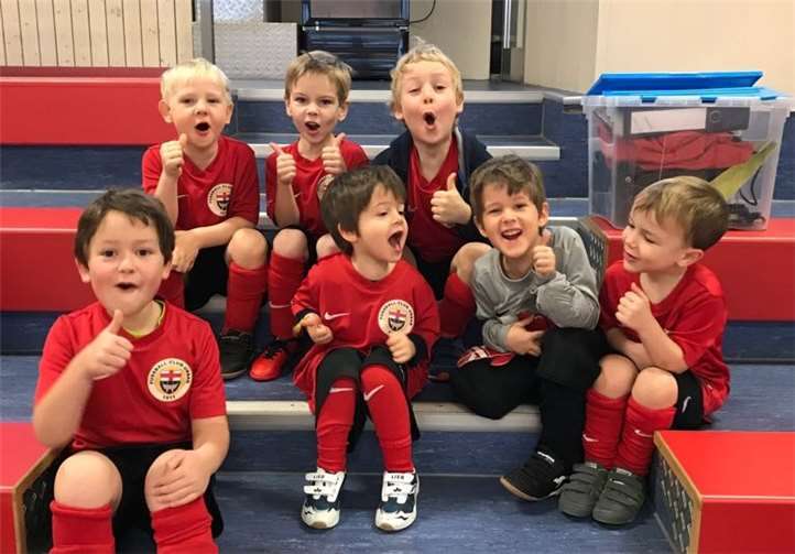 Die Kids waren hoch motiviert, zu gewinnen. privat