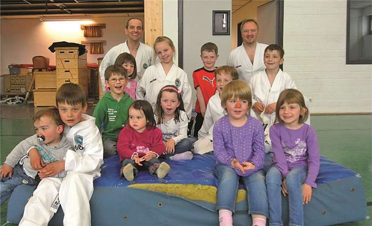 Die Kids waren mit Begeisterung bei der Sache!privat