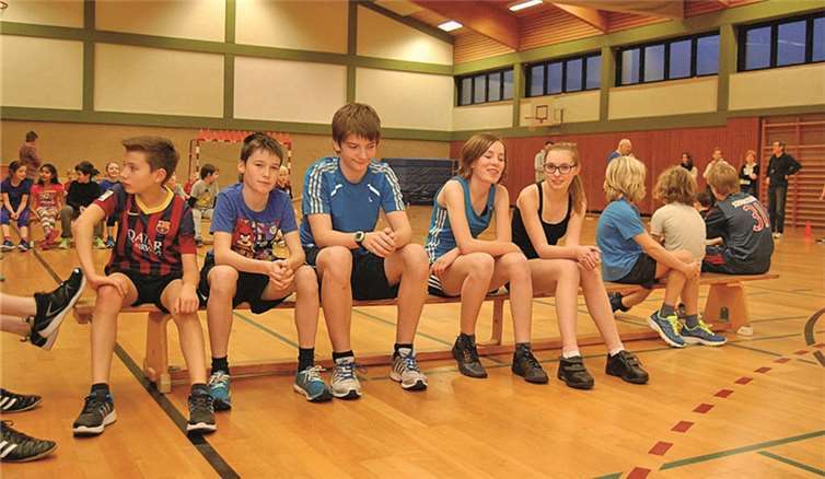 Die Kids warten auf ihren Einsatz.privat