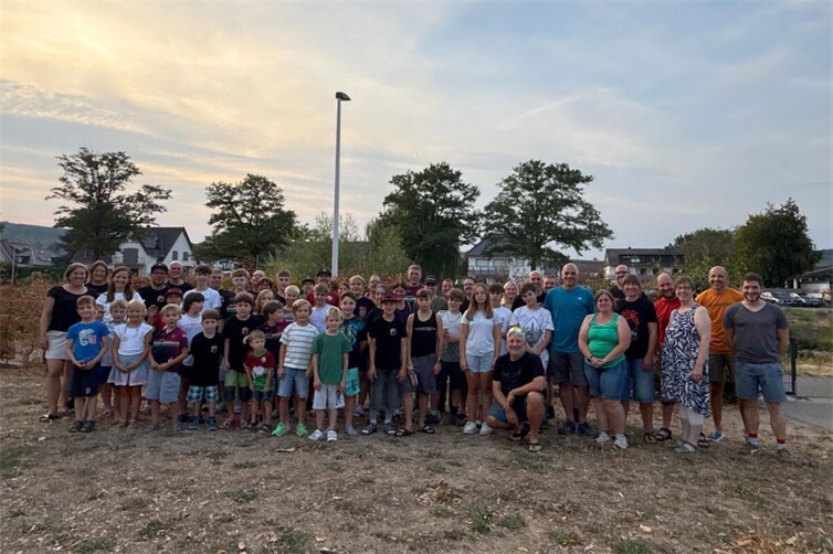 Die Kinder, Eltern und Betreuer des RSC Mayen beim Kidswochenende in Ahrweiler 