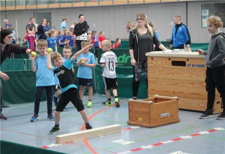 Die Kinder absolvierten verschiedene Disziplinen. Foto: privat
