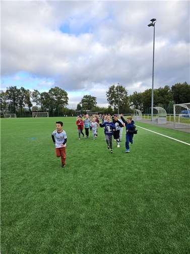 Die Kinder beim Lauf.