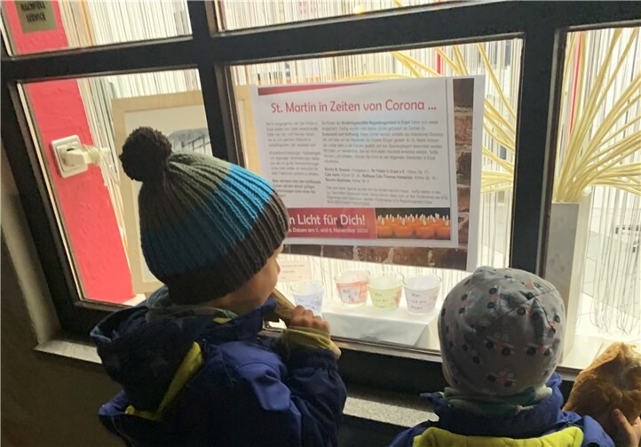 Die Kinder bestaunten die Lichter. Fotos: privat