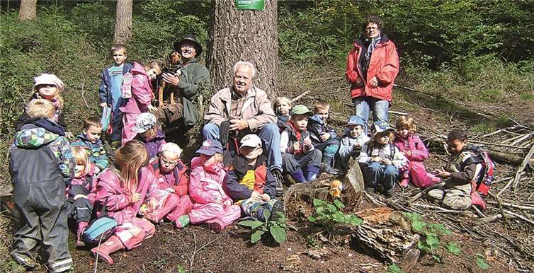 Die Kinder besuchten die Rote WaldameisePrivat