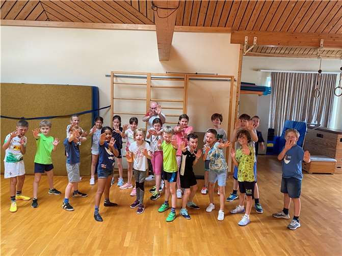 Die Kinder der 3. und 4. Klasse nahmen an dem Coaching teil.  Foto: Inselgrundschule