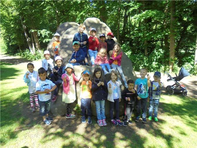 Die Kinder der Bienengruppe. Quelle: Kommunale KiTa Arche Noah Plaidt