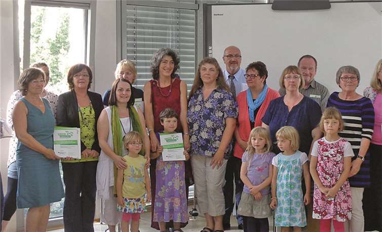 Die Kinder der Kindertagesstätte erhielten eine Zertifizierungsurkunde und dürfen sich nun „kleine Forscher“ nennen. Privat