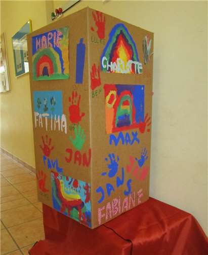 Die Kinder der Kita Oberfell haben mit dieser Arbeit einen Preis gewonnen. Privat