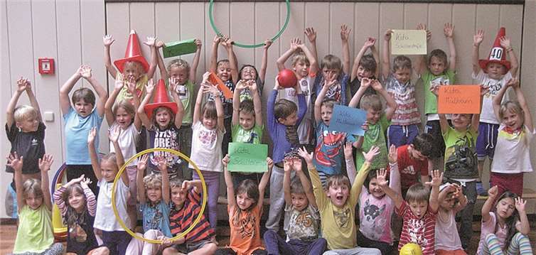 Die Kinder der Kita Platz Chateau Renault und Schillerstraße Mülheim-Kärlich lernten sich kennen, um bereits Hemmschwellen vor der Einschulung abzubauen.privat