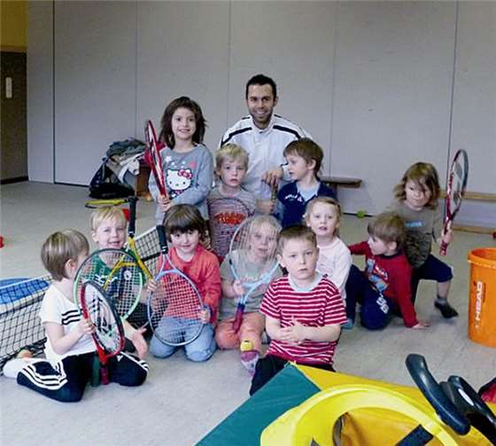Die Kinder der Kita Schuld waren von den Lehrmethoden des Tennisclubs Altenahr überzeugt.privat