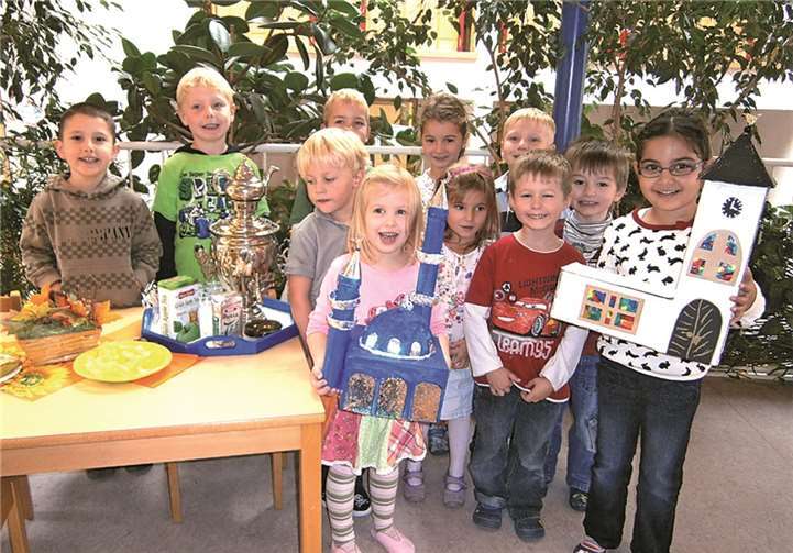Die Kinder der Kita St. Clemens feierten eine interkulturelle Ernte-Dank-Woche. PS