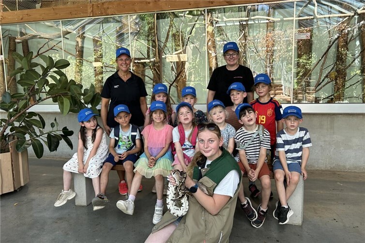 Die Kinder der Kita Storchennest und der Kita Max hatten einen spannenden Tag im Zoo!