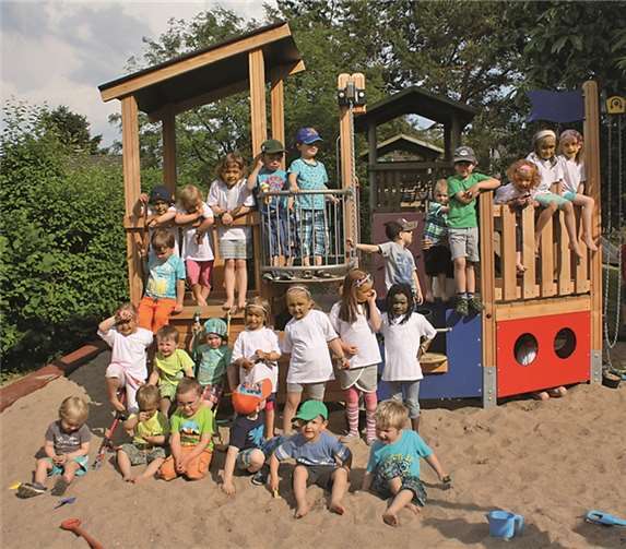 Die Kinder der St. Jakobus-Kita erlebten mit ihren Familien einen tollen Nachmittag. privat