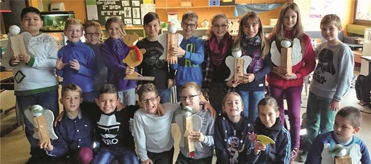 Die Kinder der drei Schulen haben fleißig gebastelt, gemalt und gewerkelt. privat