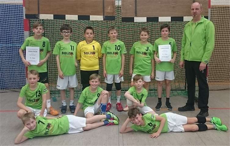 Die Kinder der männliche E2 bei ihrem letzten gemeinsamen Turnier. Foto: privat