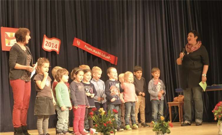 Die Kinder des Kindergartens St. Marien eröffneten den Veranstaltungsteil. privat