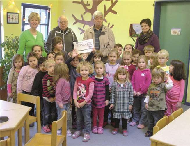 Die Kinder des Kindergartens St. Ursula bedankten sich herzlich für die Spende. privat