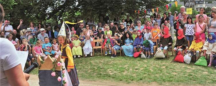 Die Kinder des Löhndorfer Kindergartens erlebten ein tolles Sommerfest.RÜ