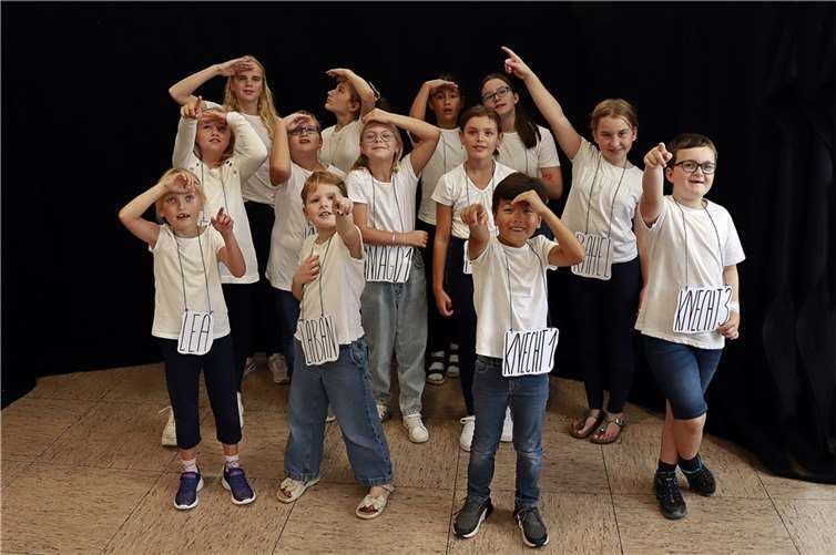 Die Kinder des Mini-Kindermusicalprojektes meisterten die Auftritte mit Bravour.  Foto: Rita Steindorf