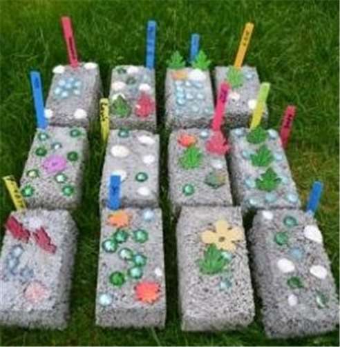 Die Kinder durften ihre eigenen Bimssteine herstellen.Foto: privat