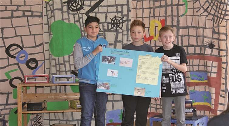 Die Kinder erfuhren Wissenswertes über gefährdete Reptilienarten.