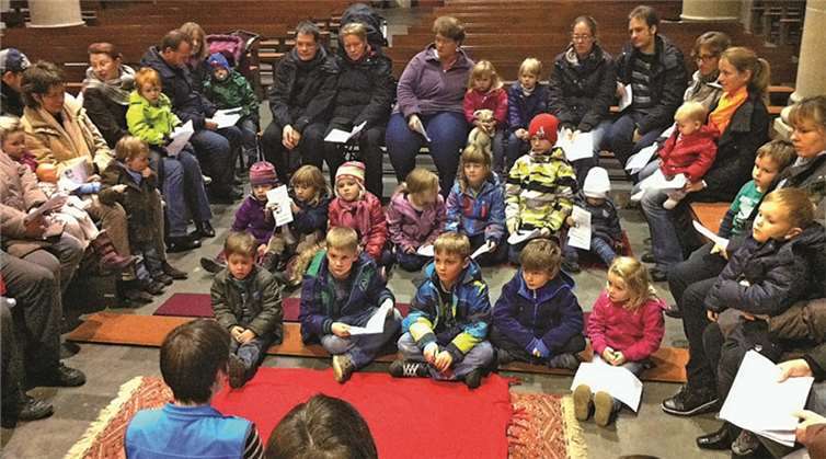 Die Kinder erlebten die Weihnachtsgeschichte auf eine anschauliche Weise. privat
