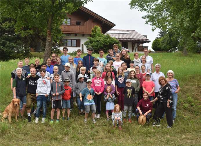 Die Kinder erlebten ein abwechslungsreiches Programm in Erlach. Foto: privat