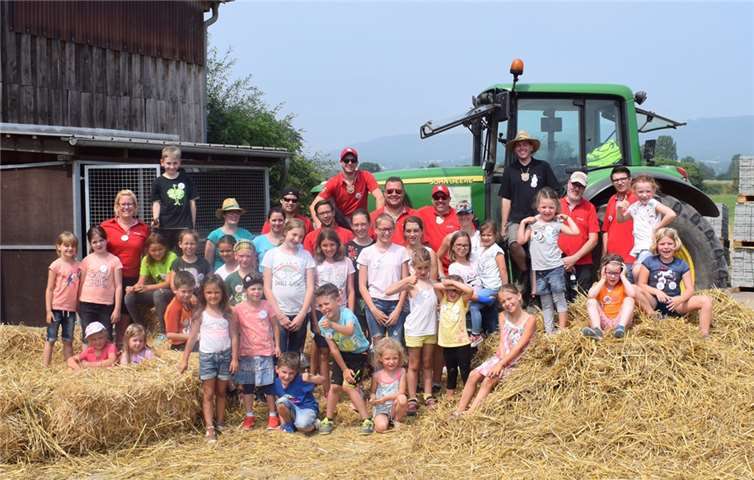 Die Kinder erlebten einen tollen Tag auf dem Hof Meerheck.privat