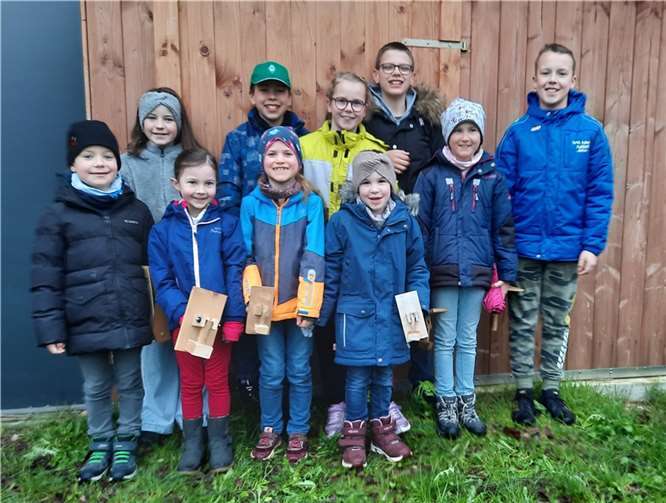 Die Kinder ersetzten mit ihren hölzernen Klappern die Kirchenglocken.  Foto: privat