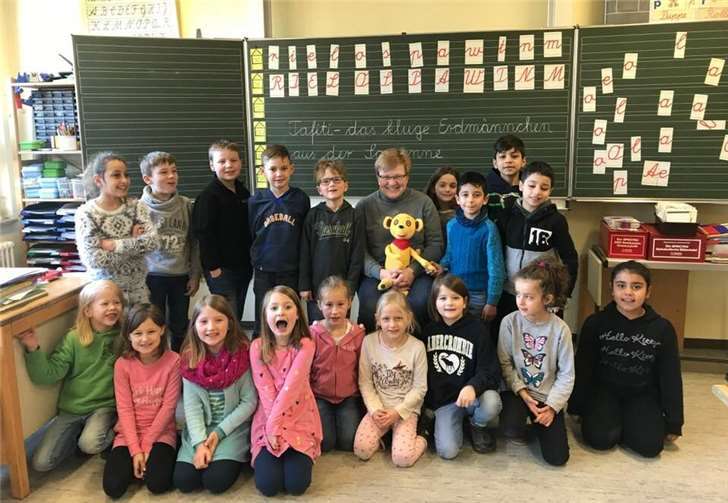 Die Kinder folgten voller Spannung der Geschichte des kleinen Tafiti. Privat