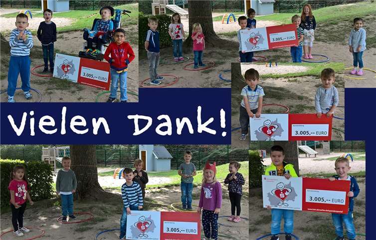 Die Kinder freuen sich, dass eine so große Summe gespendet wurde. Foto: privat