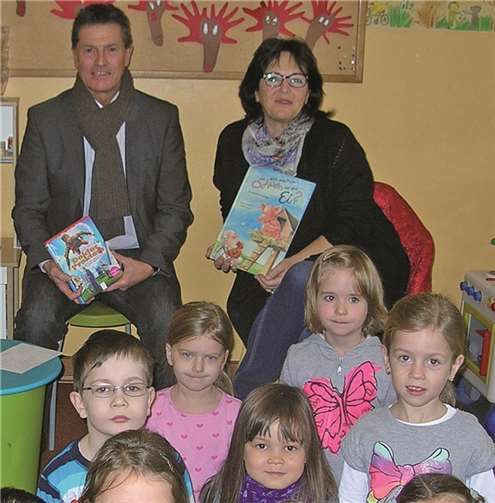 Die Kinder freuten sich riesig darüber, dass ihnen vorgelesen wurde. Privat