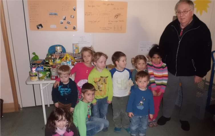 Die Kinder freuten sich sehr über die Gute Tat.Privat