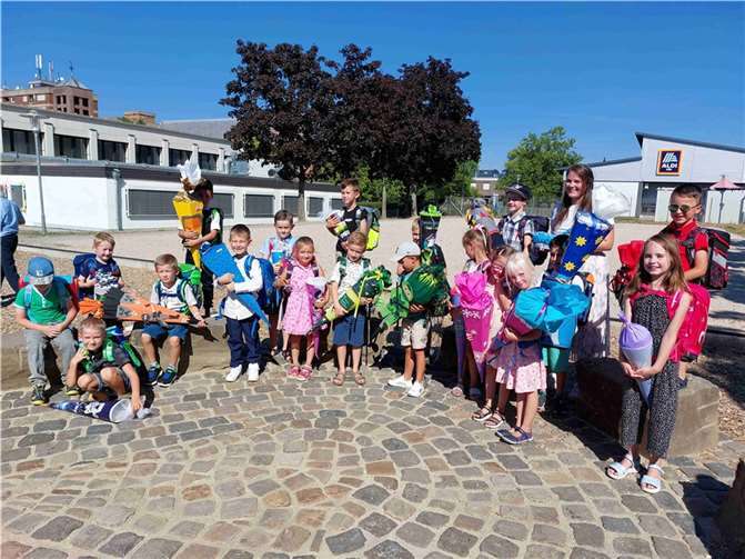 Die Kinder freuten sich über die schöne Feier.