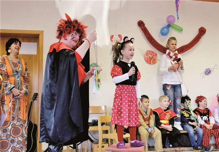 Die Kinder führten durchs Programm.