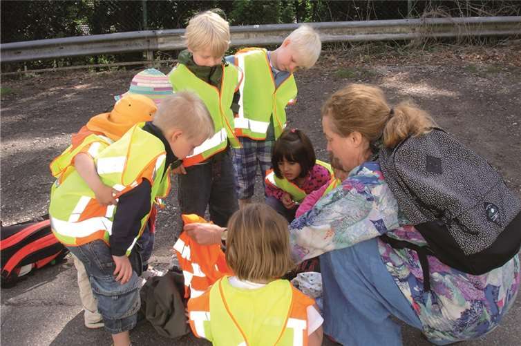 Die Kinder gingen auf Entdeckungsreise.privat