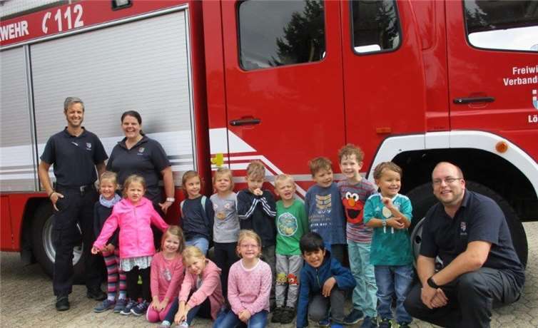 Die Kinder haben bei ihrem Besuch viel über Feuer gelernt.Foto: privat