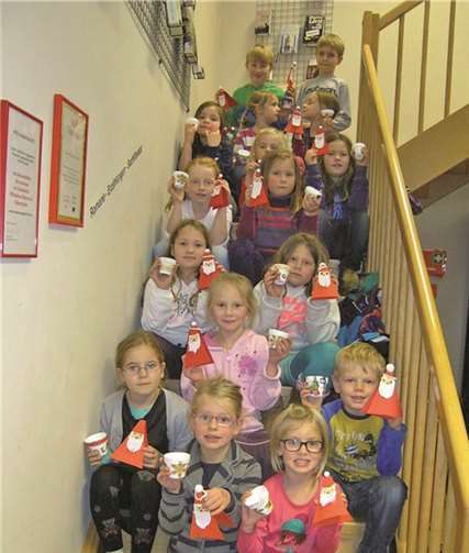 Die Kinder haben mit viel Freude gebastelt. Privat