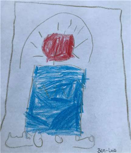 Die Kinder haben schon Adventskerzen gemalt. Foto: privat