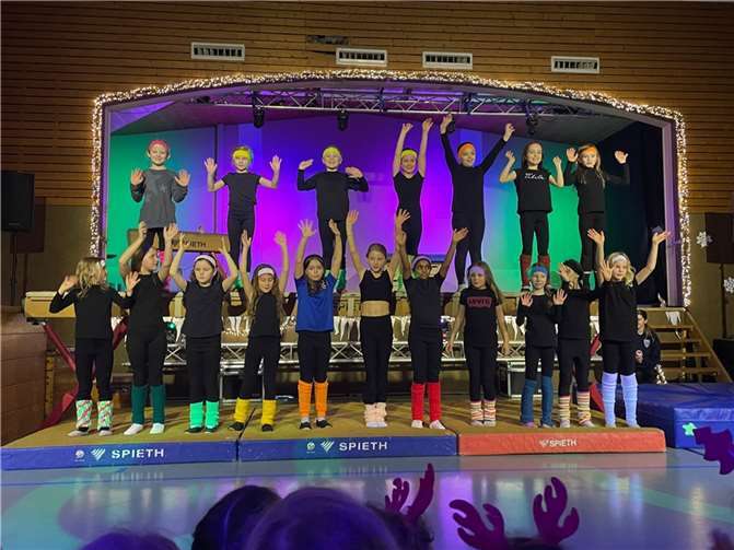 Die Kinder hatten ein tolles Programm einstudiert.  Fotos: TVV