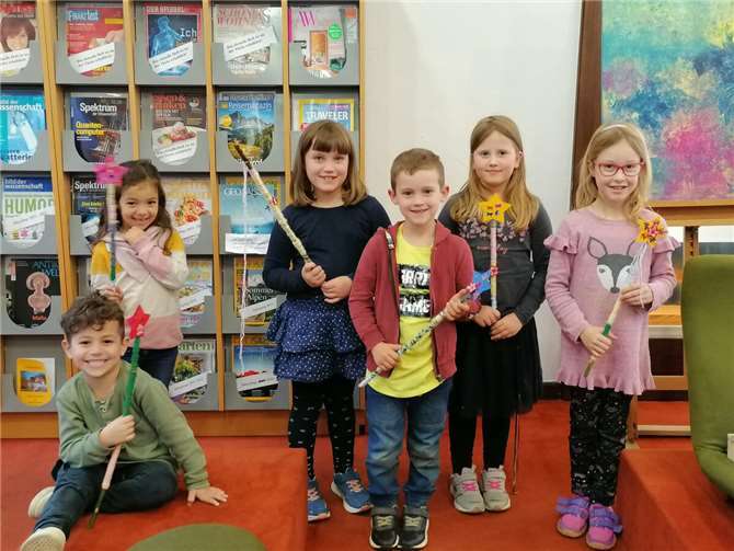 Die Kinder hatten eine Menge Spaß.Foto: Irina Hanswin/Stadtbibliothek