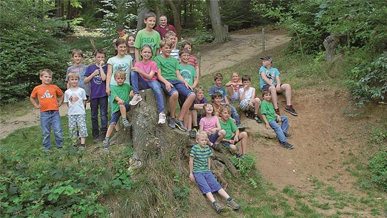 Die Kinder hatten große Freude am Klettern. privat
