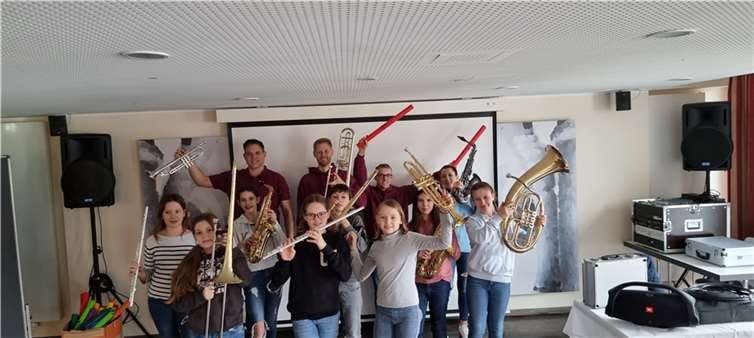 Musikalische Winterspiele für die Jugend Die Kinder hatten großen Spaß beim 2-Tages-Programm. Fotos: privat