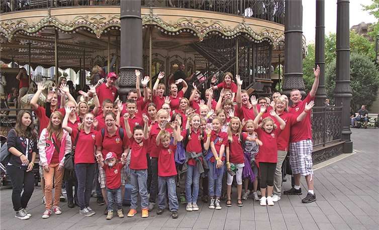Die Kinder hatten im Phantasialand eine Menge Spaß.